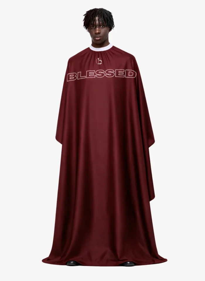 “Bordeaux” Burgundy Cape - Image 1