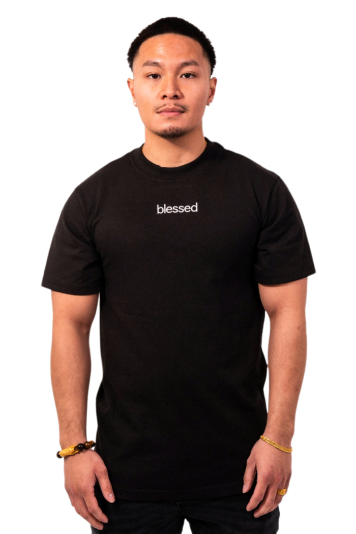 “Shadow” Black super heavy oversized T shirt - Image 1