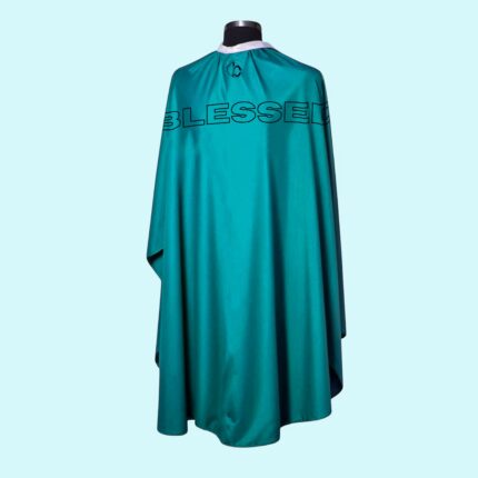 “Obsidian” Teal Cape