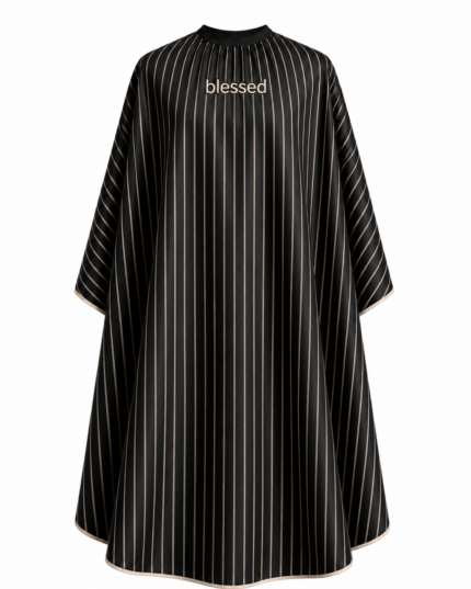 Pinstriped 97’ Vintage black cape (Pre order)